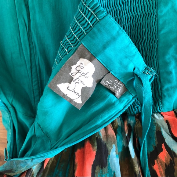 Anthro tropical retro dress by Girls from Savoy - Picture 5 of 7